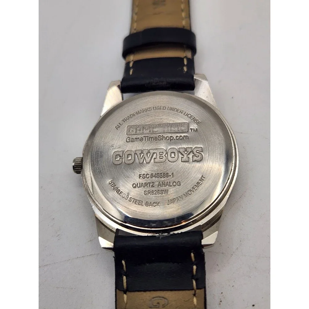Dallas Cowboys Watch Super Bowl VI Commemorative Game Time Leather FSC#49586-1